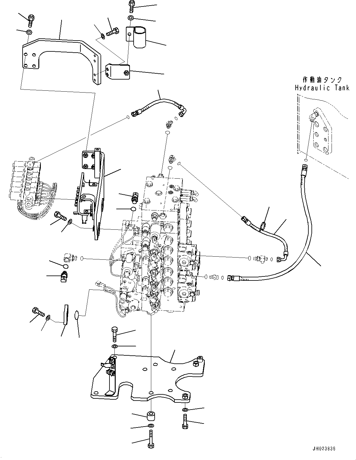 Кронштейн 22U-62-53541 KOMATSU