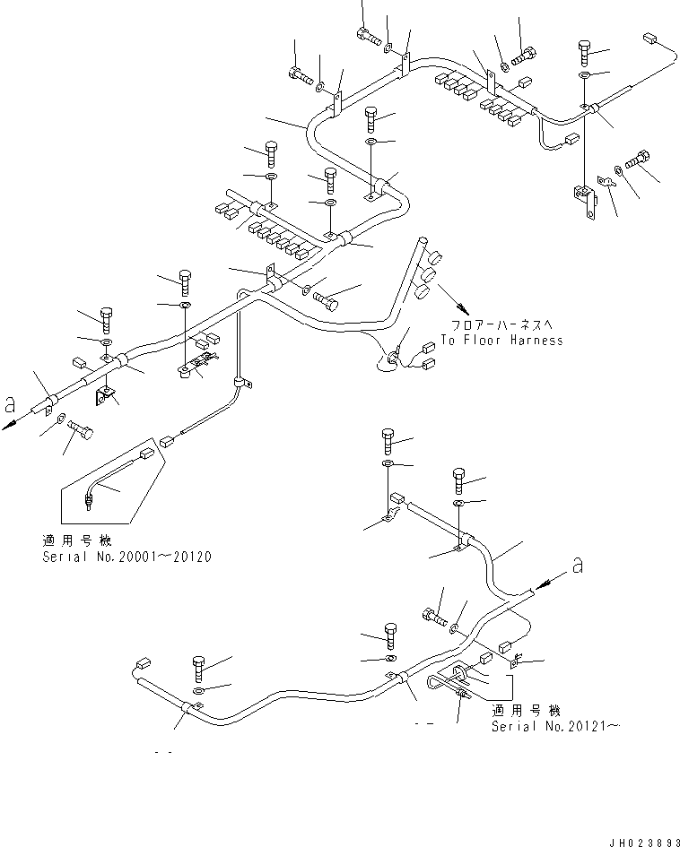 Жгут проводов 198-06-62221 KOMATSU