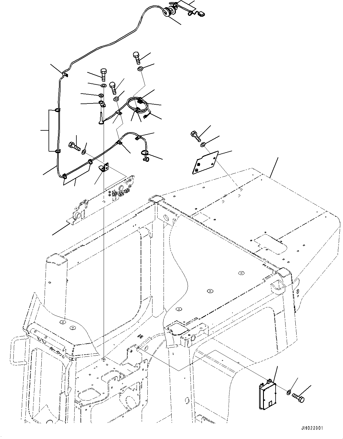 Жгут проводов 17A-06-61281 KOMATSU