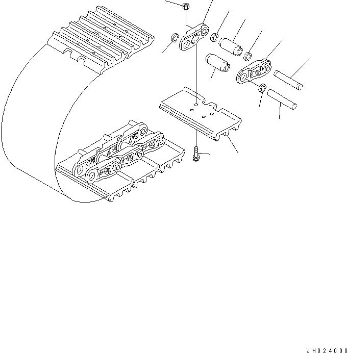 Стандартный штифт 154-98-09232 KOMATSU
