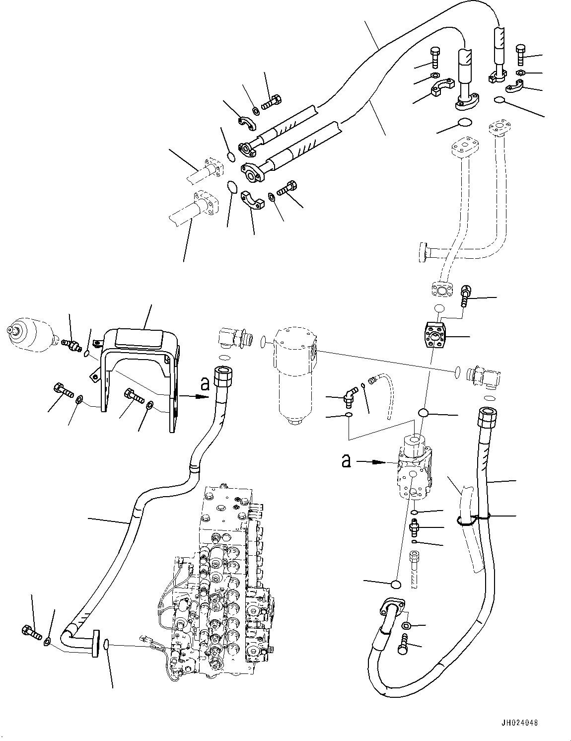 Шланг 22U-62-53640 KOMATSU