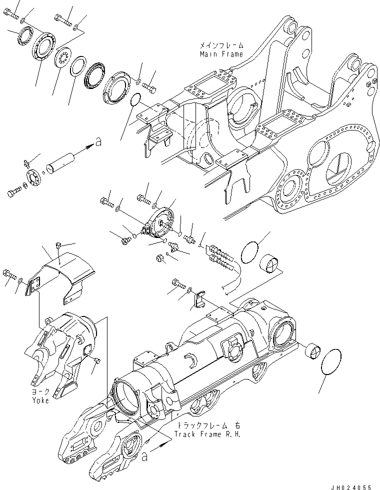 Крышка правая 198-30-54151 KOMATSU