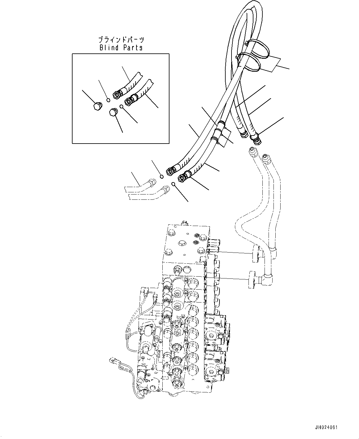 Шланг 22U-62-51481 KOMATSU