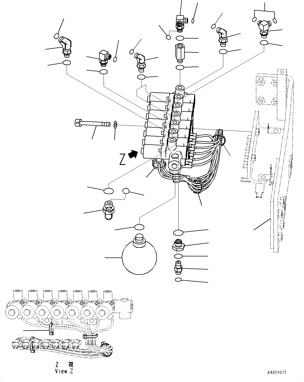 Кронштейн (22U-62-53150) KOMATSU