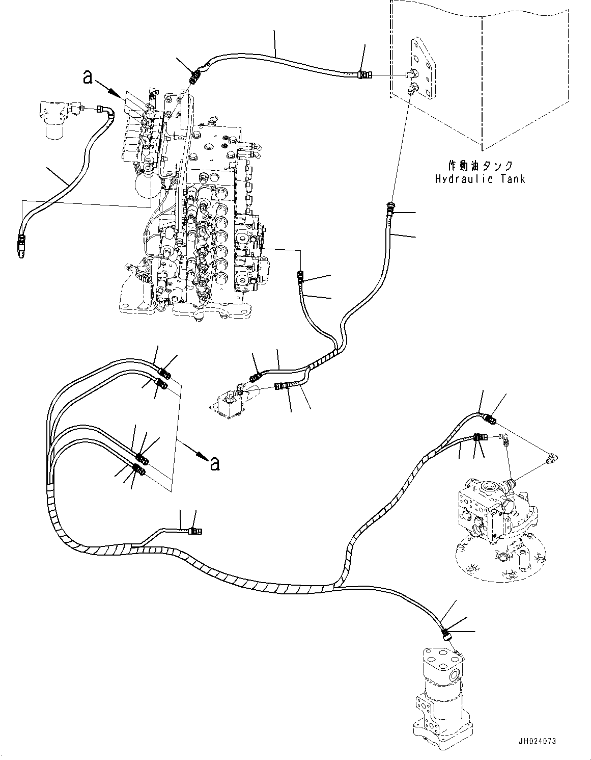 Шланг 22U-62-52180 KOMATSU
