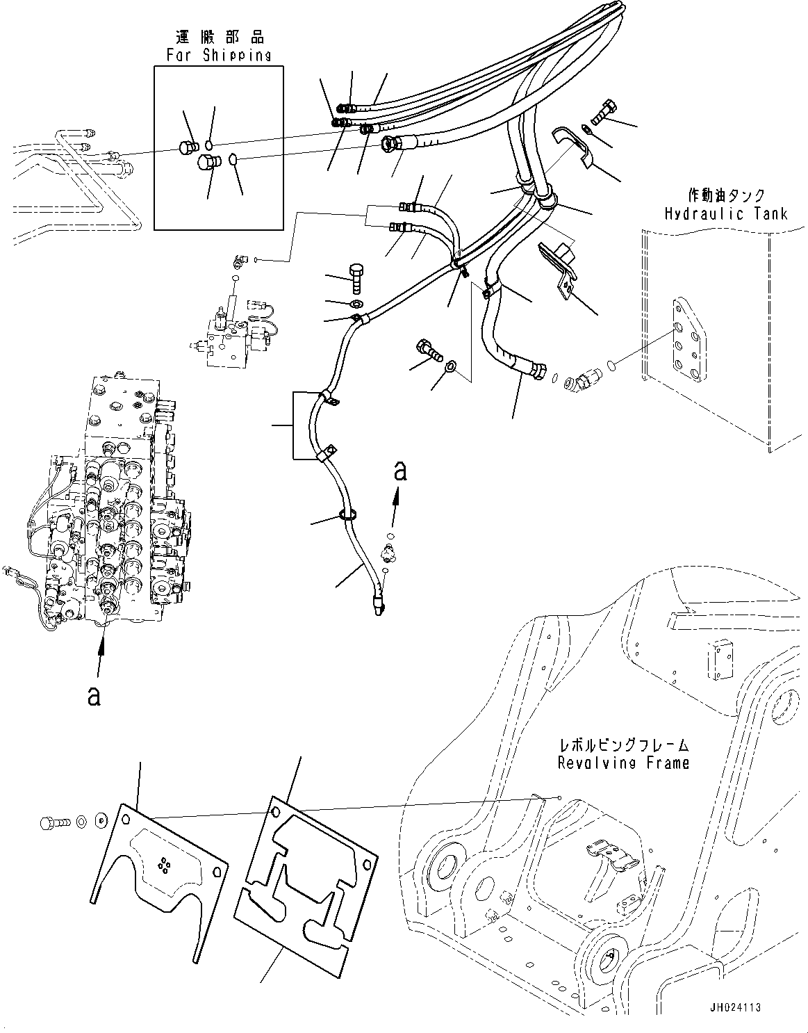 Шланг 22U-62-52890 KOMATSU