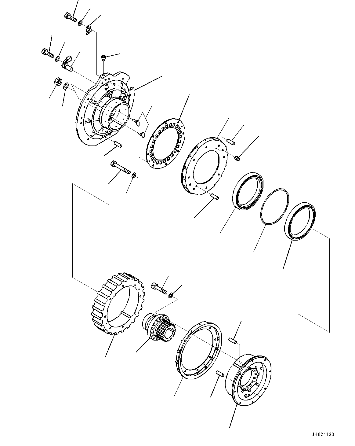 Flange Assembly 7875-124601 KOMATSU