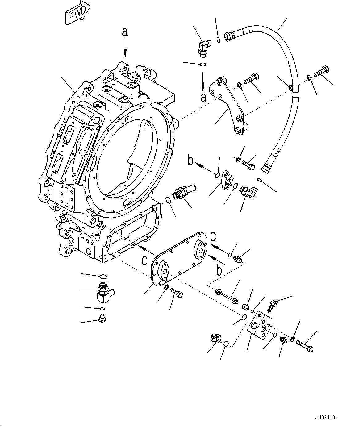 Картер в сборе 7875-12-4101 KOMATSU