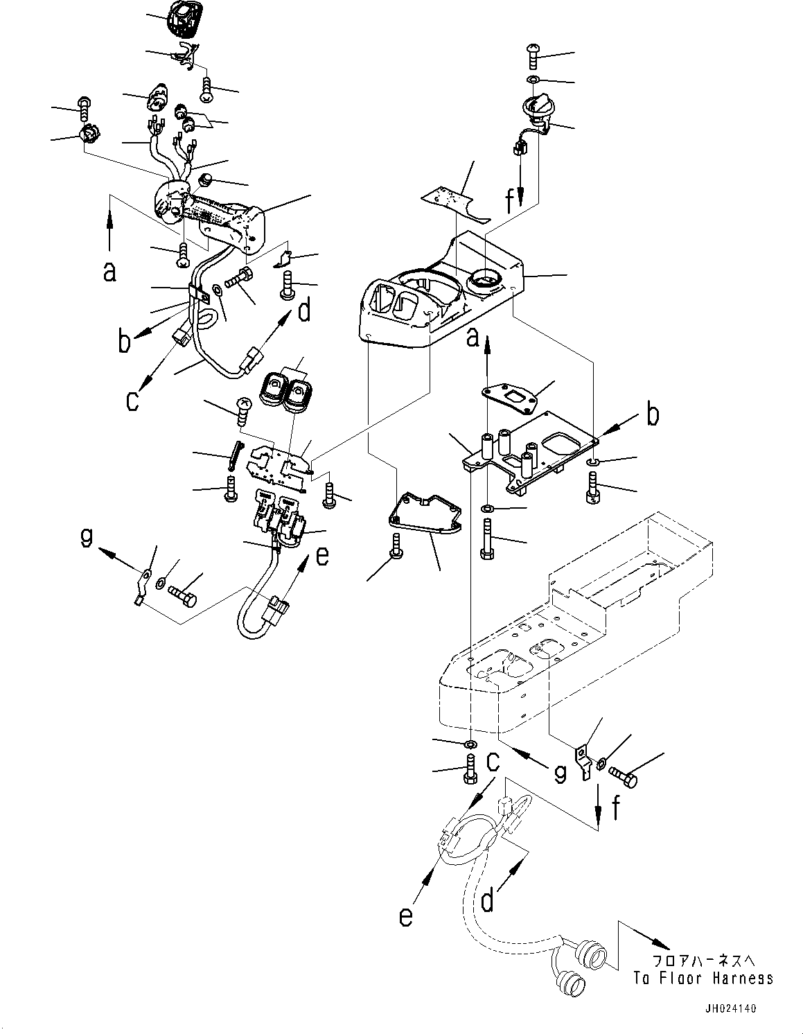 Жгут проводов 198-43-64360 KOMATSU
