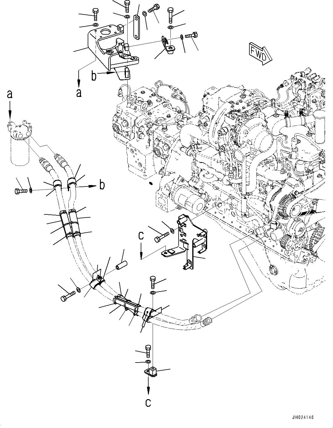 Кронштейн 22U-01-51710 KOMATSU