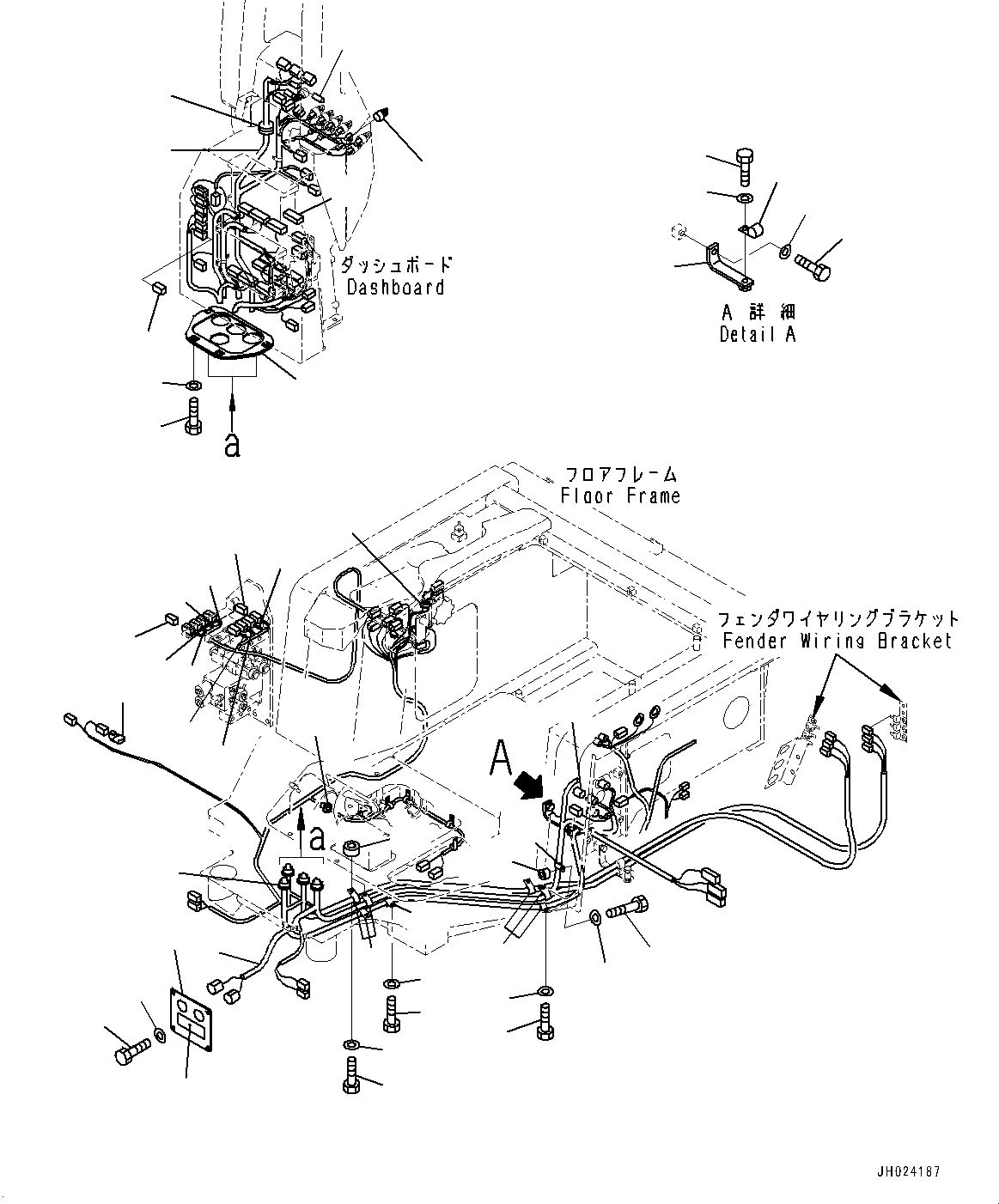 Жгут проводов 198-06-91611 KOMATSU