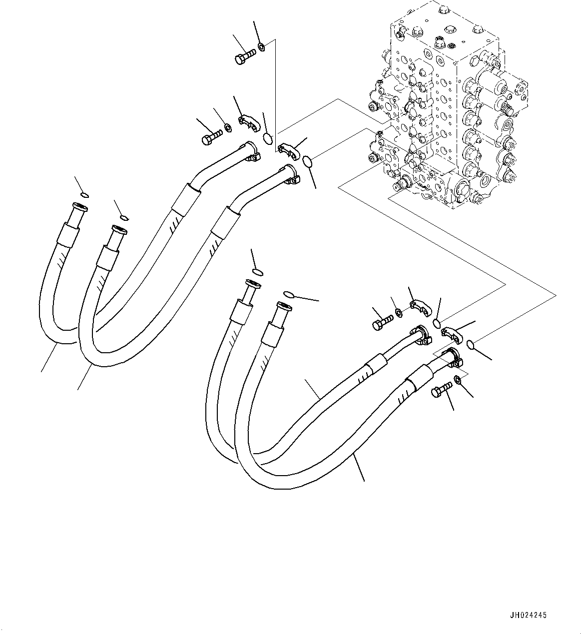 Шланг 205-62-15560 KOMATSU