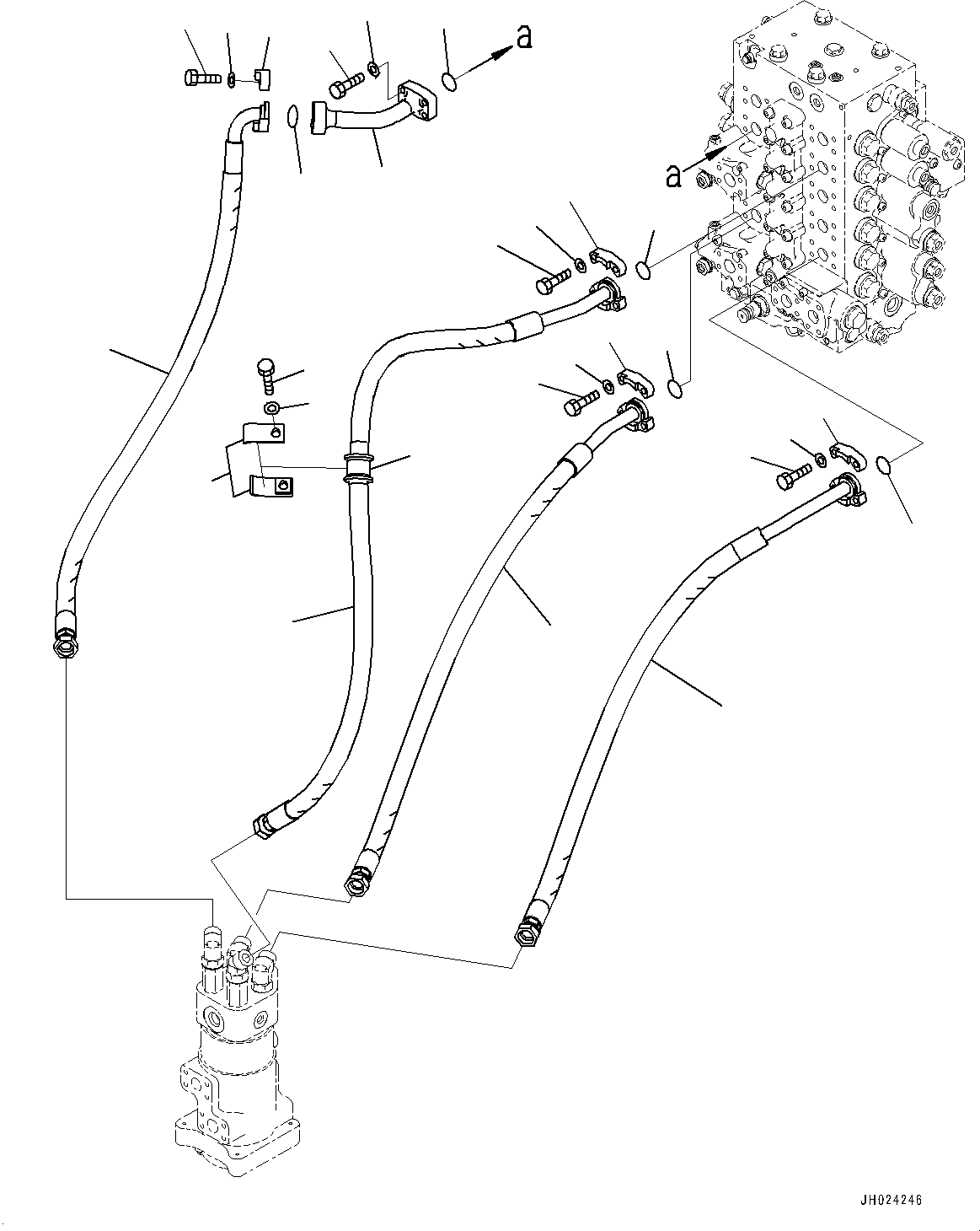 Шланг 205-62-15451 KOMATSU