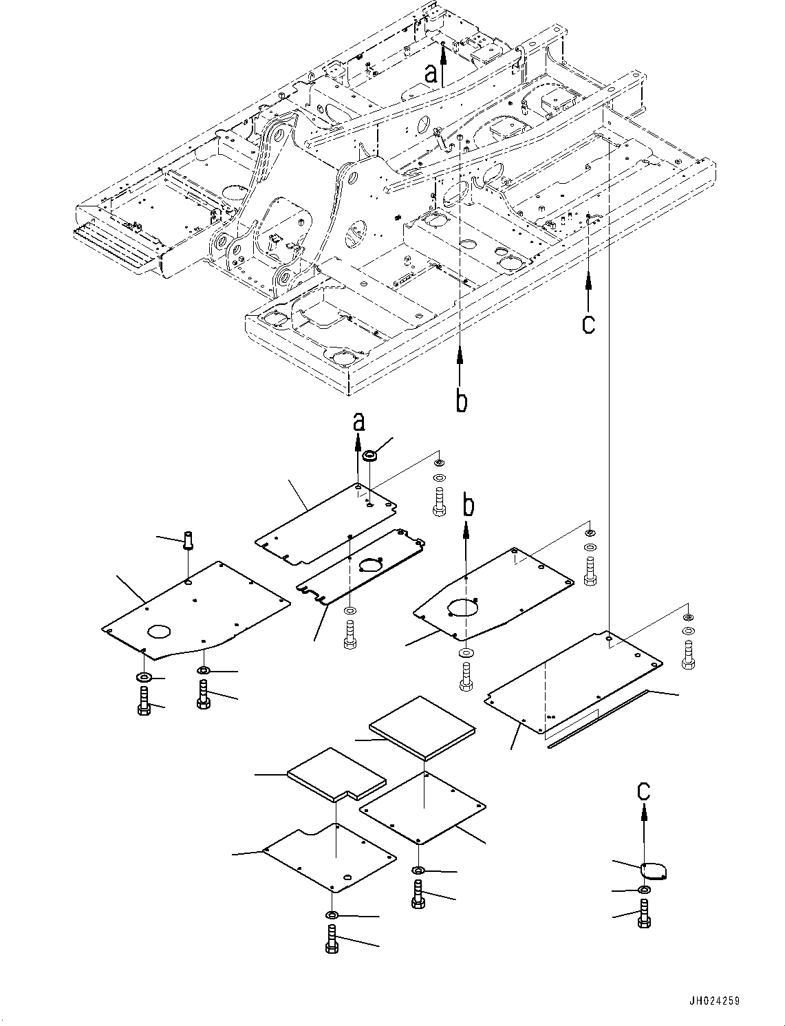 Крышка 205-54-21881 KOMATSU
