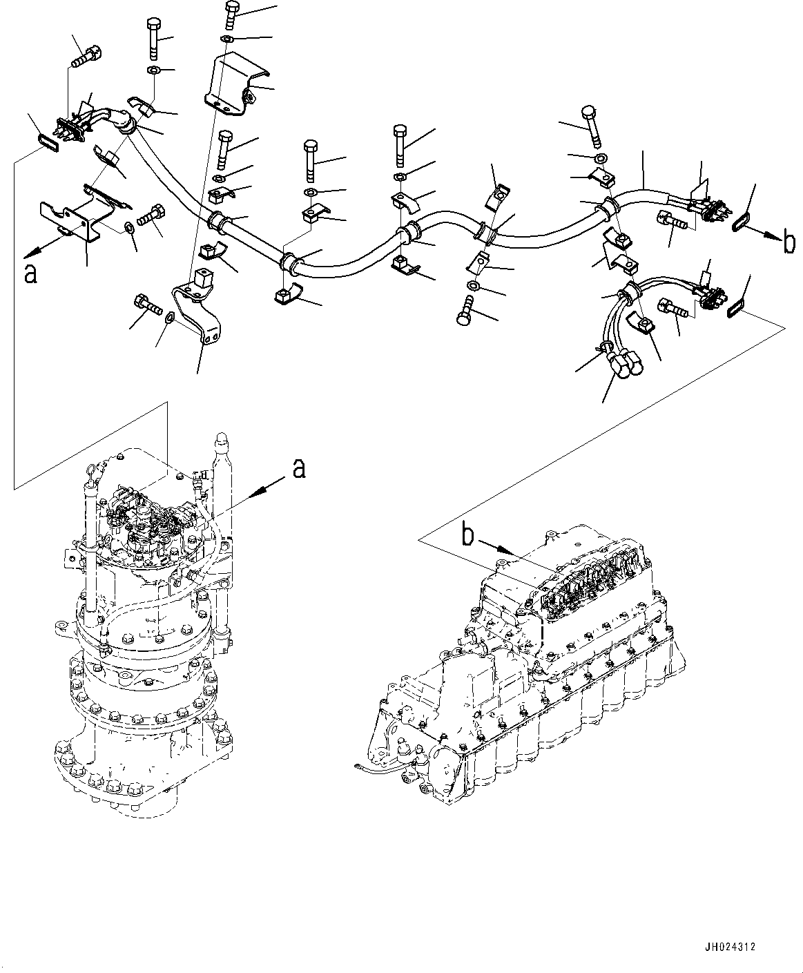 Жгут проводов 7875-25-9700 KOMATSU