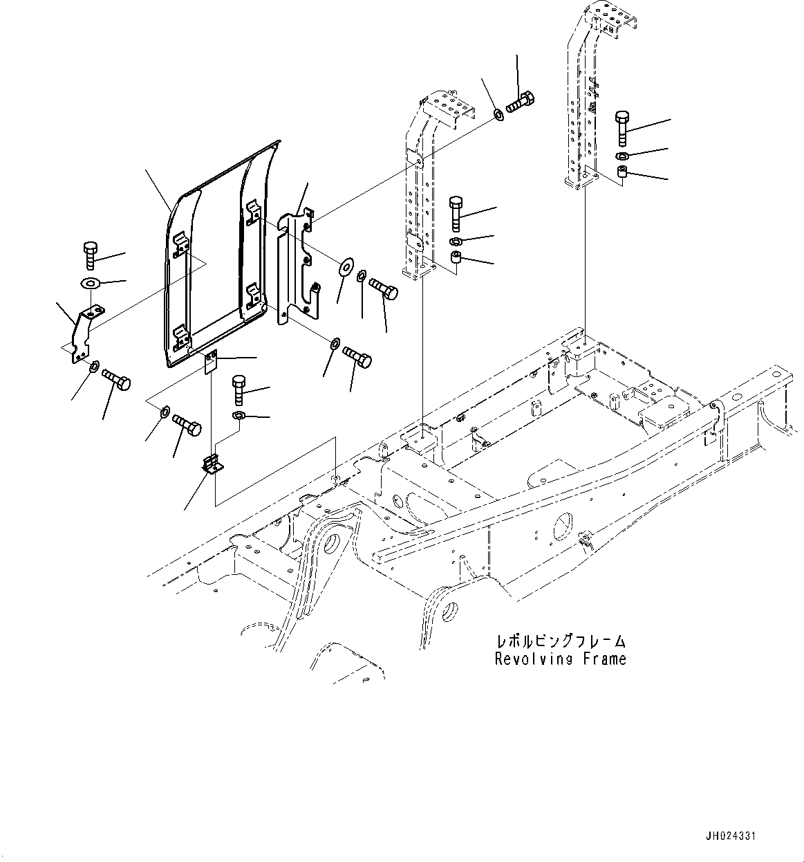 Пластина 205-54-21771 KOMATSU