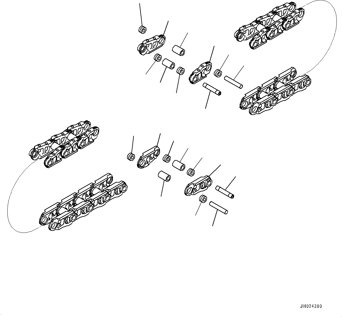 Track Link Assembly 21W-32-00050 KOMATSU