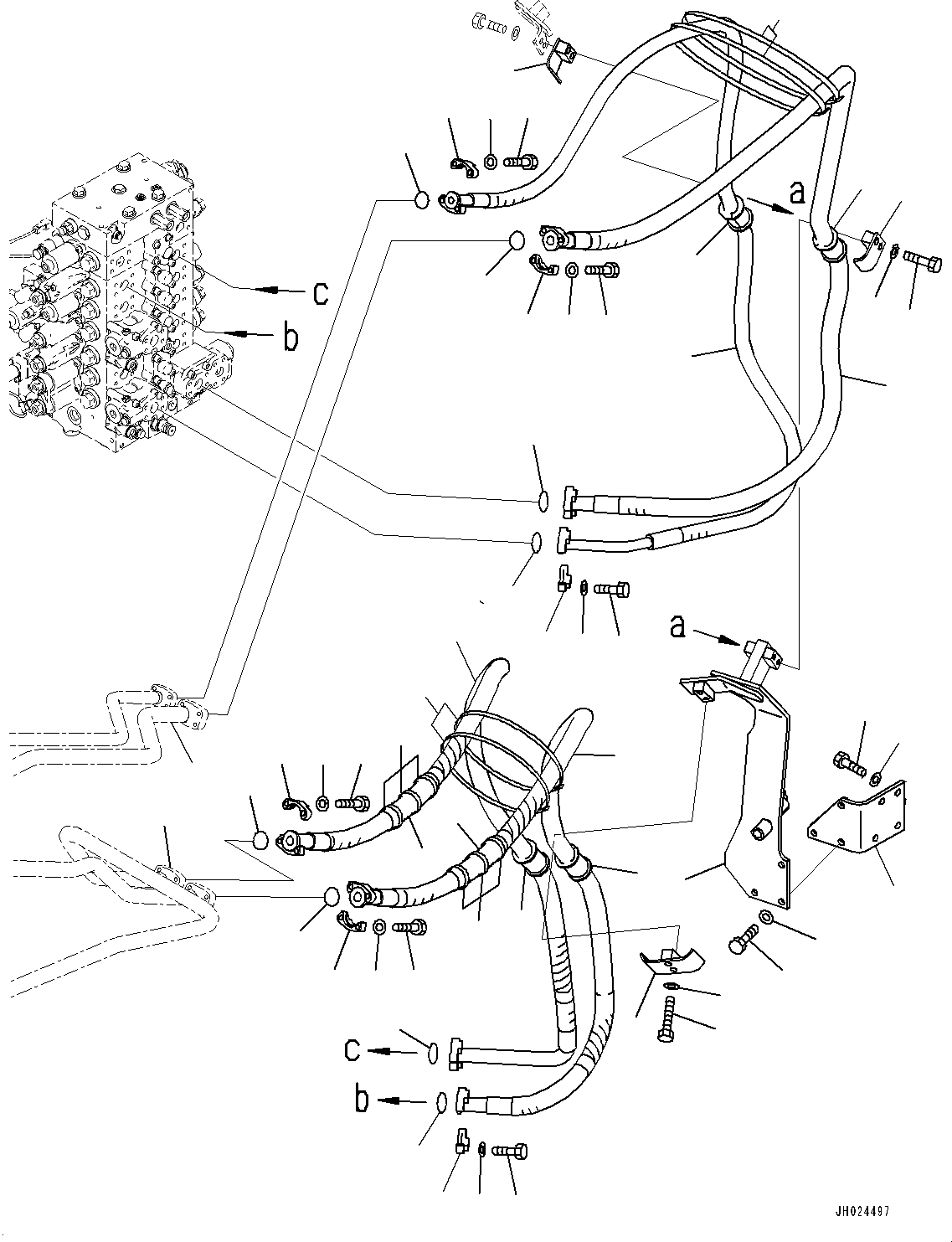 Шланг 22U-62-52472 KOMATSU