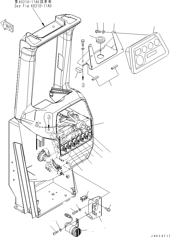 MONITOR PANEL (7831-69-3801) KOMATSU