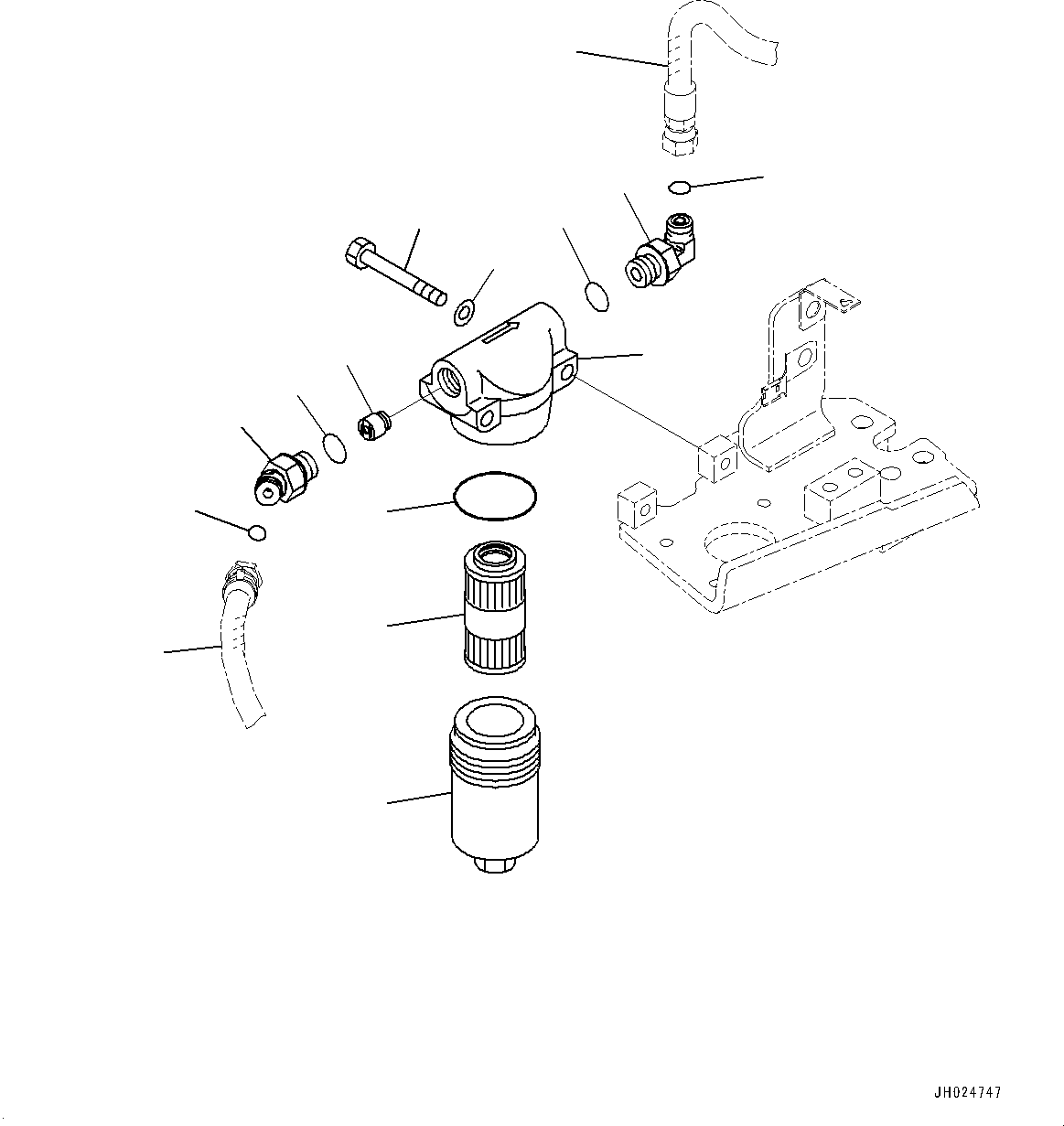 Hose(LS Piping) (205-62-15631) KOMATSU
