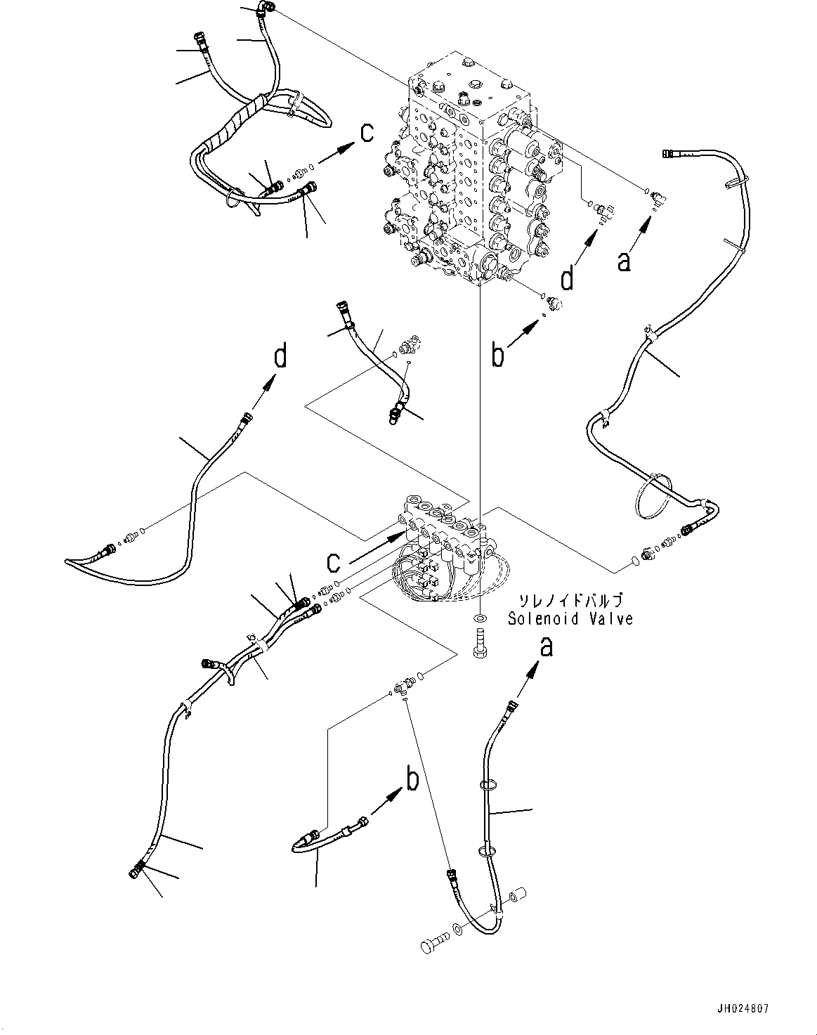 Шланг 205-62-15611 KOMATSU
