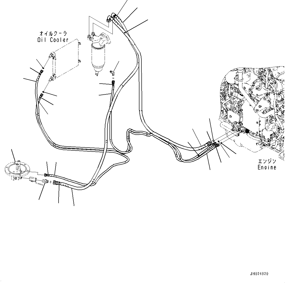 Шланг 21M-04-51540 KOMATSU