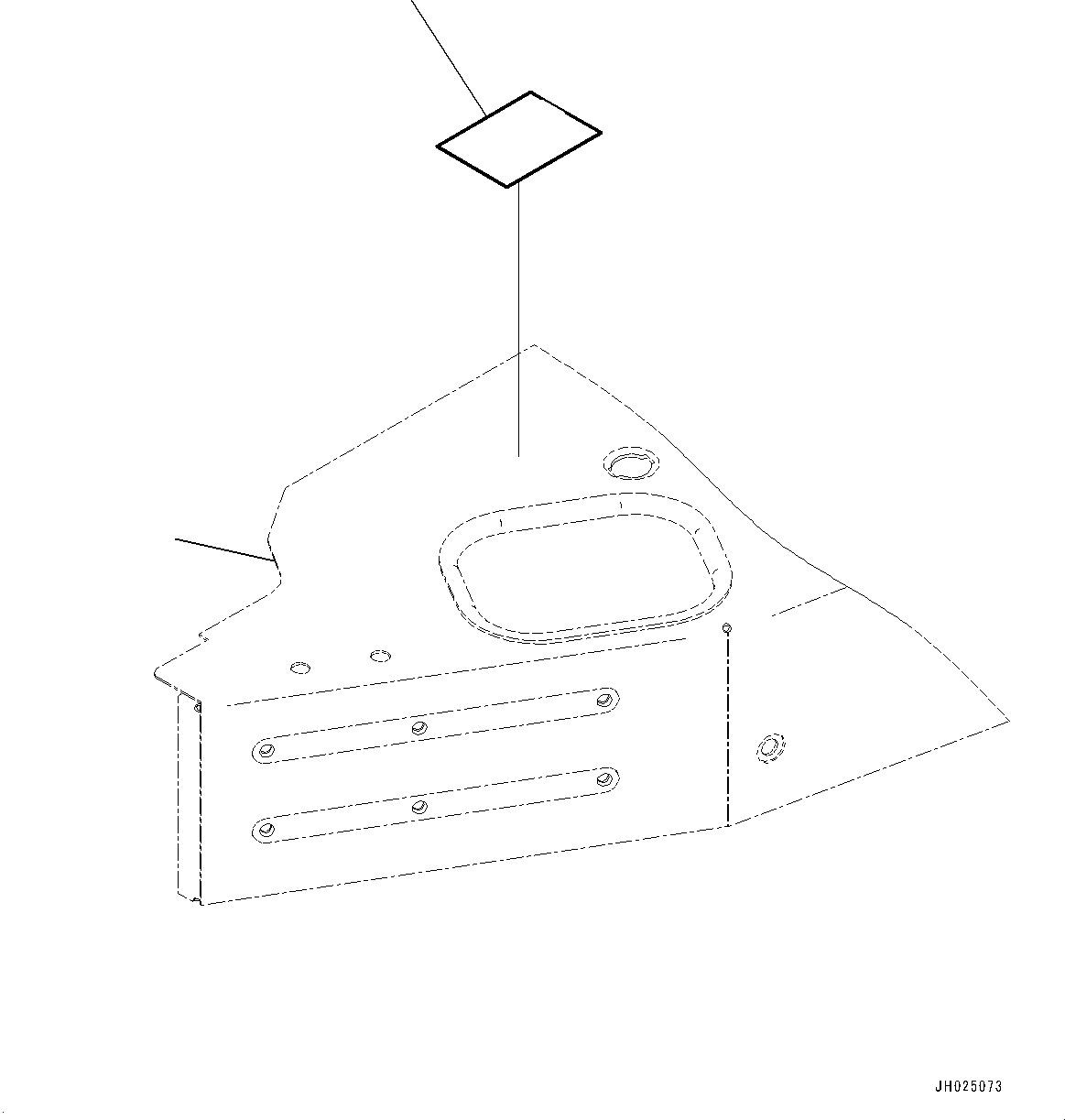 Cover(Control Unit,Armrest) (198-Y11-1762) KOMATSU