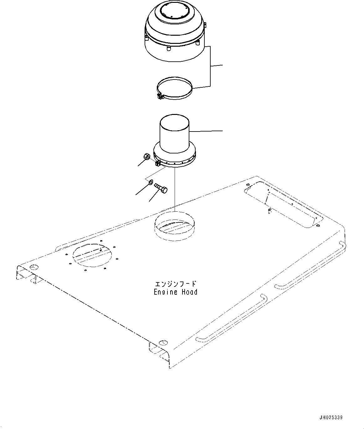 Cleaner Assembly 195-01-41150 KOMATSU