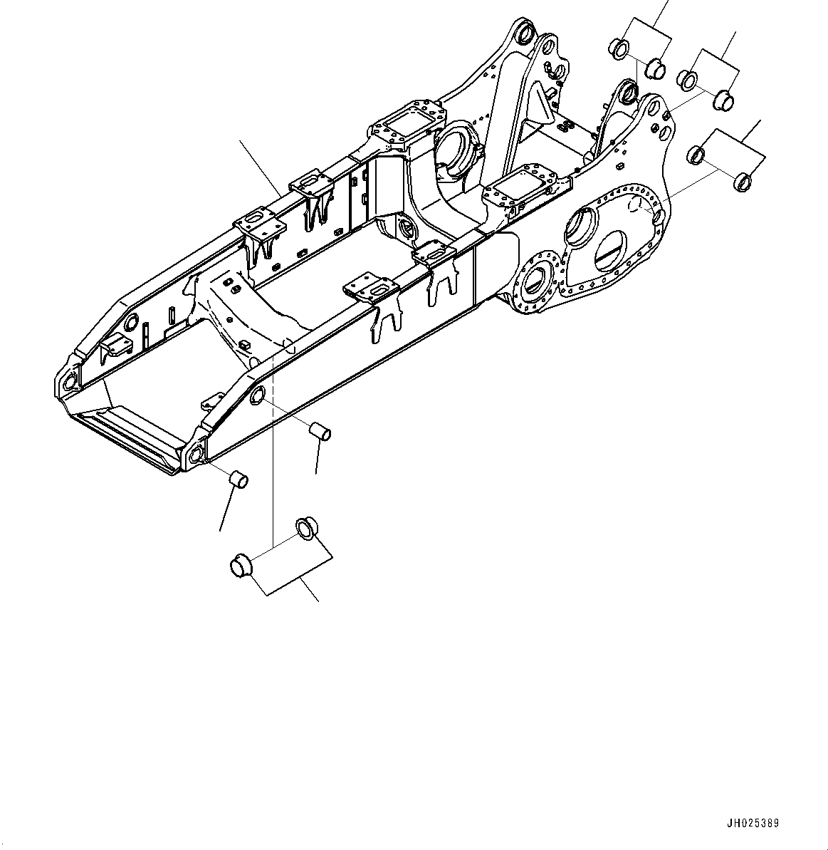 Рама в сборе 195-21-42840 KOMATSU
