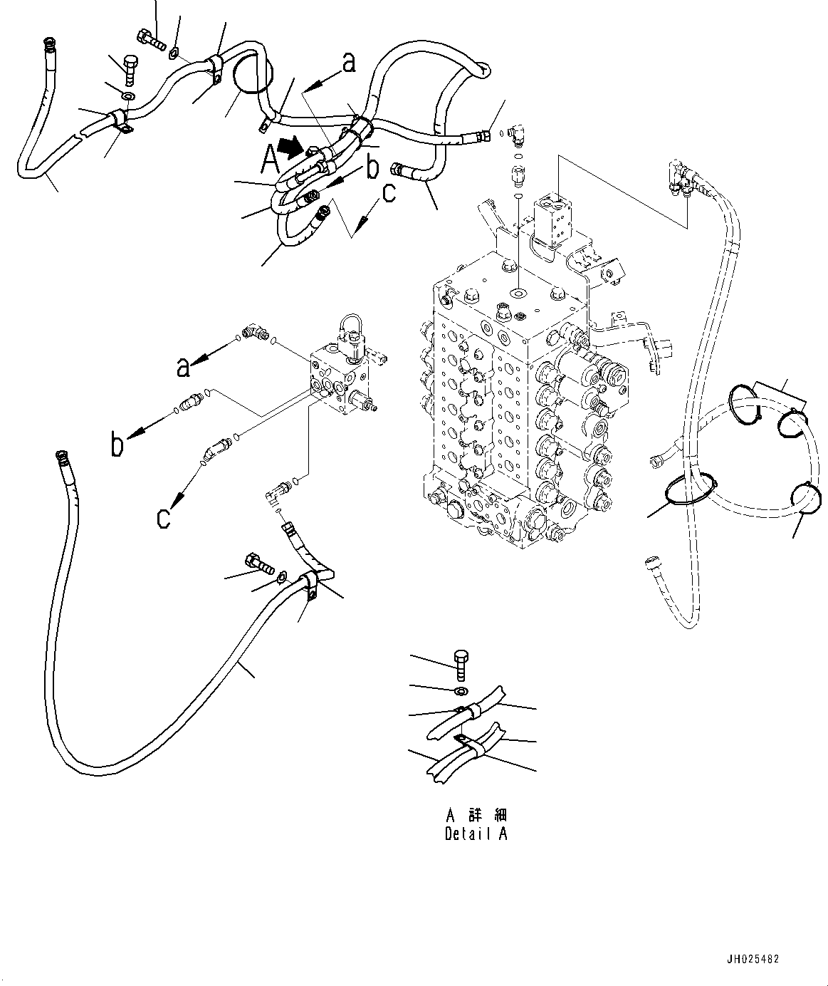 Шланг в сборе 205-62-16561 KOMATSU