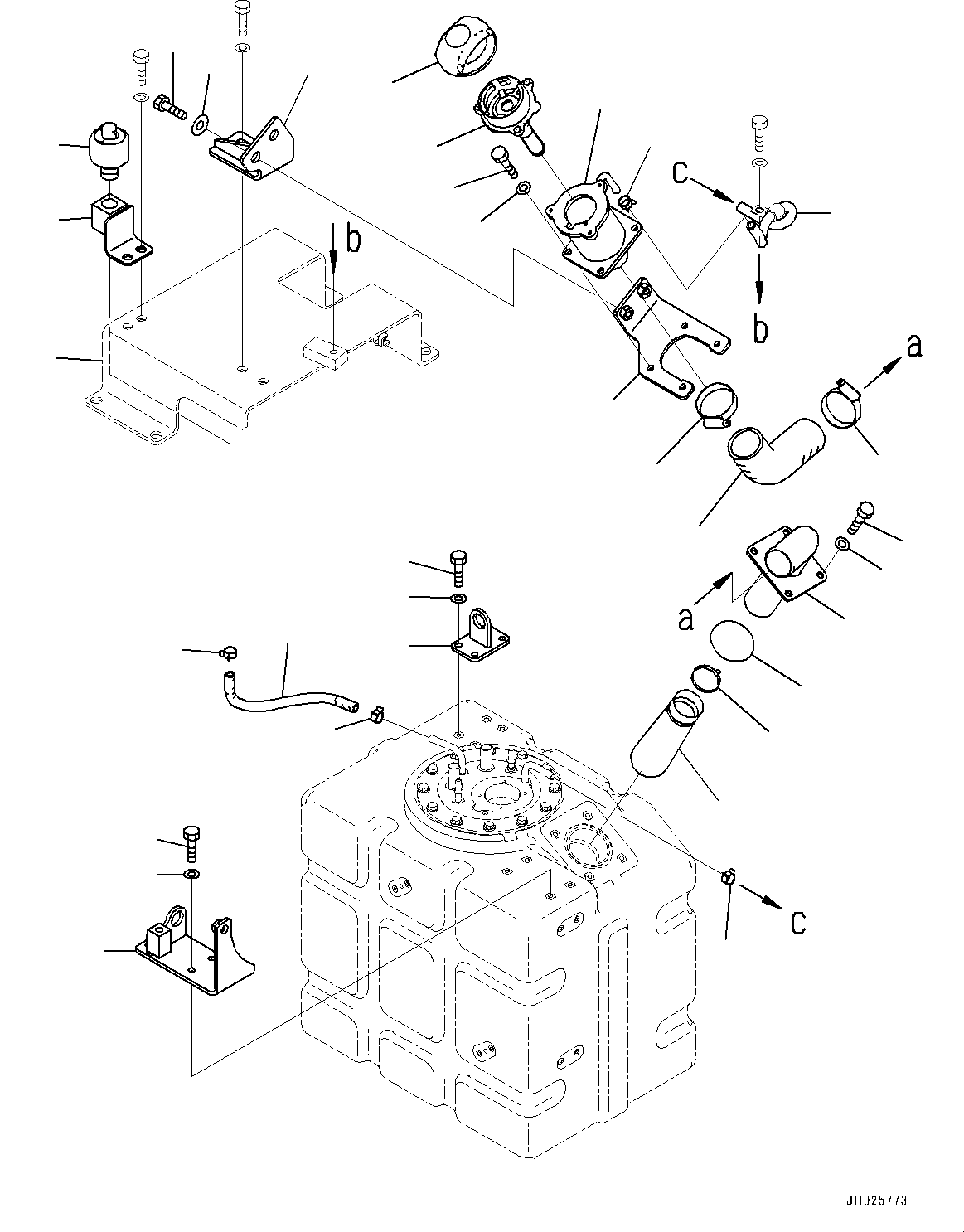 Соединение 208-01-22573 KOMATSU