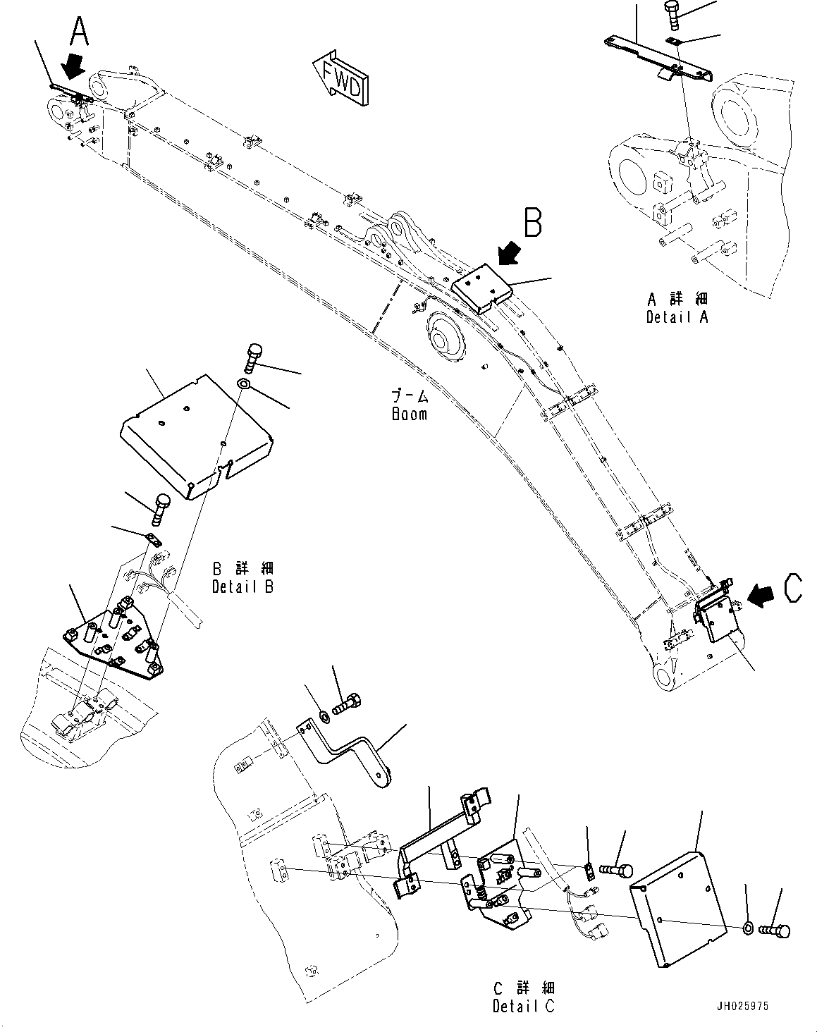 Кронштейн 208-70-27142 KOMATSU