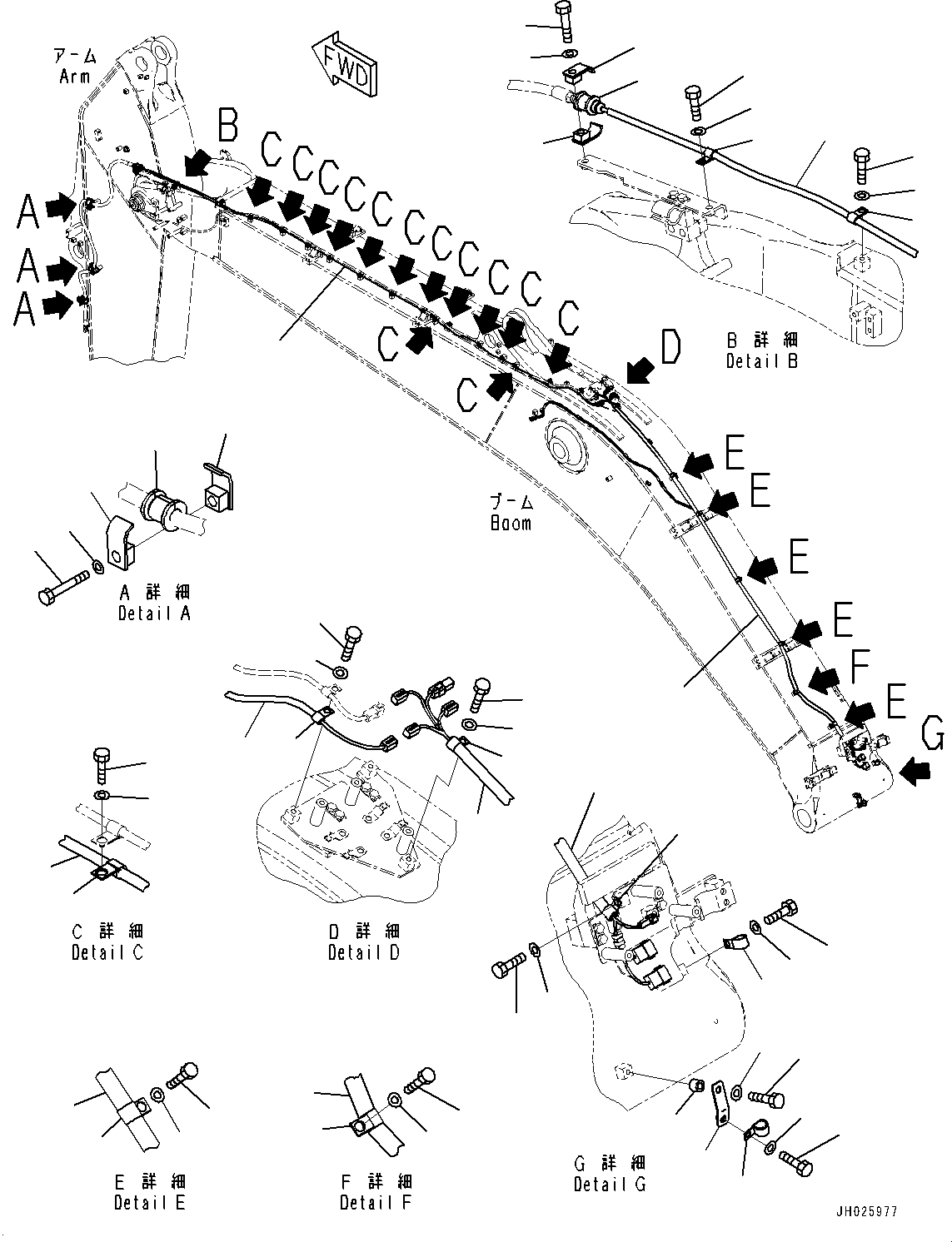 Жгут проводов 208-06-27446 KOMATSU
