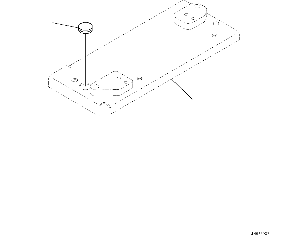Cover(Side Cover L.H.,Door) (2A6-54-11781) KOMATSU