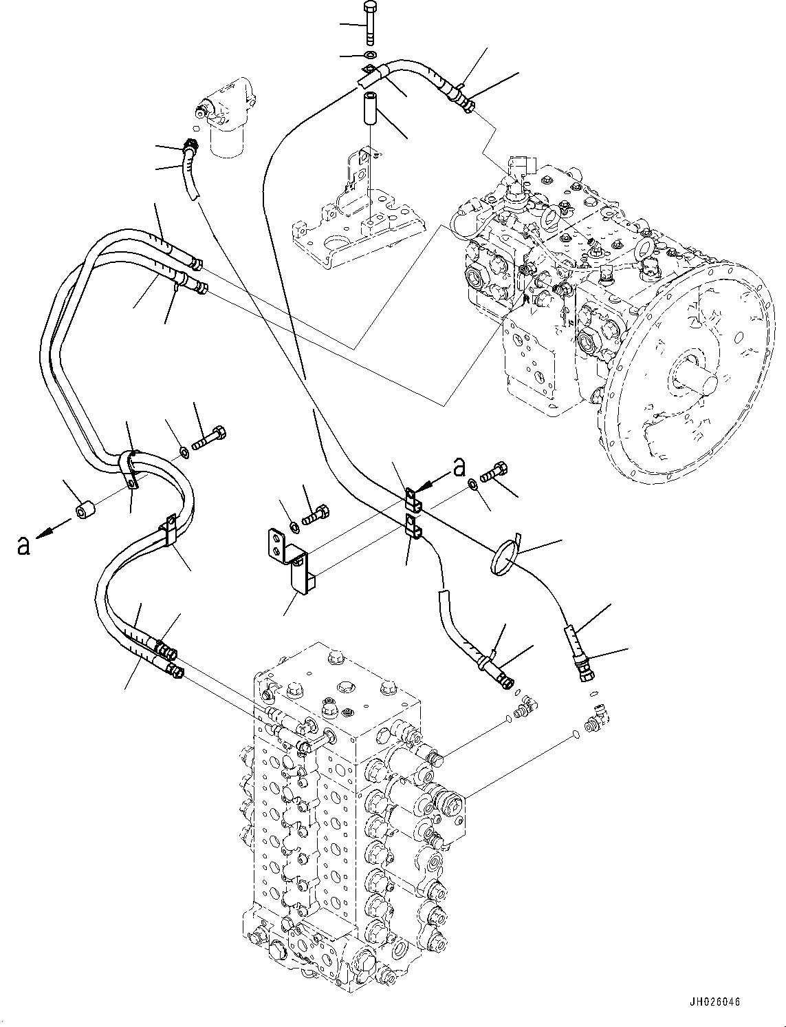 Шланг 205-62-35410 KOMATSU
