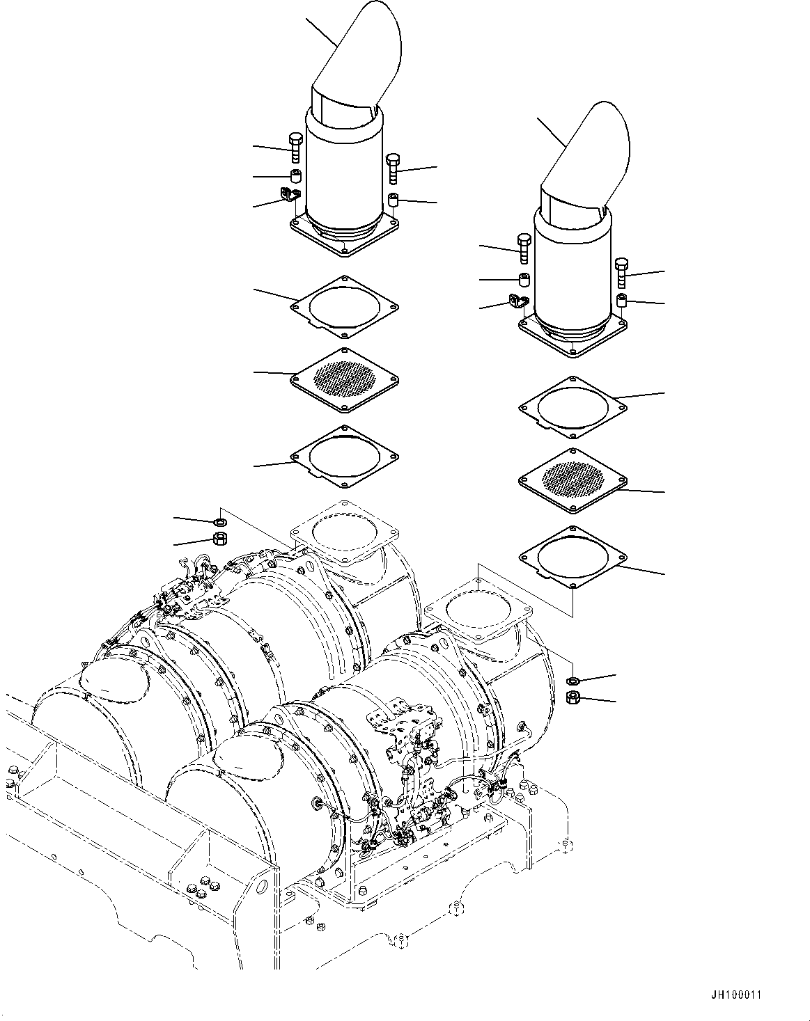 Труба 21N-01-51241 KOMATSU