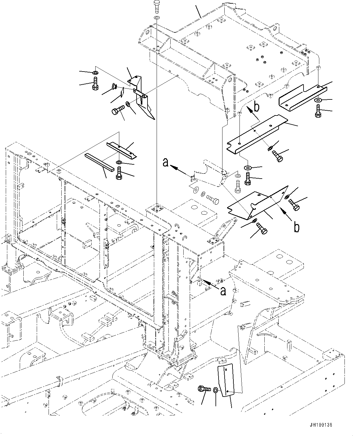 Лист 21N-54-55151 KOMATSU