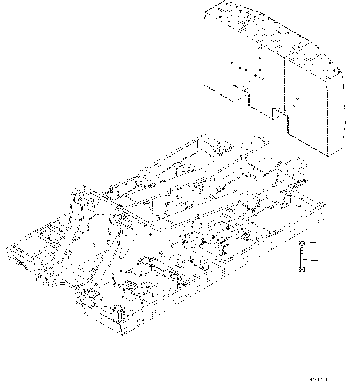 Болт 209-09-51170 KOMATSU