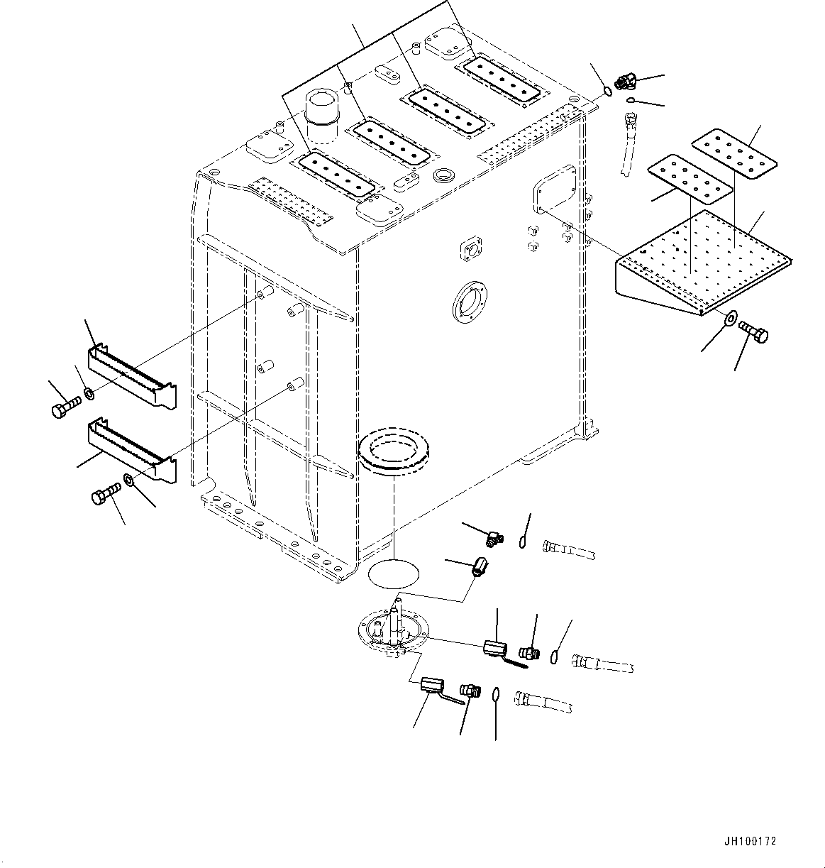 Подножка 21N-54-51881 KOMATSU