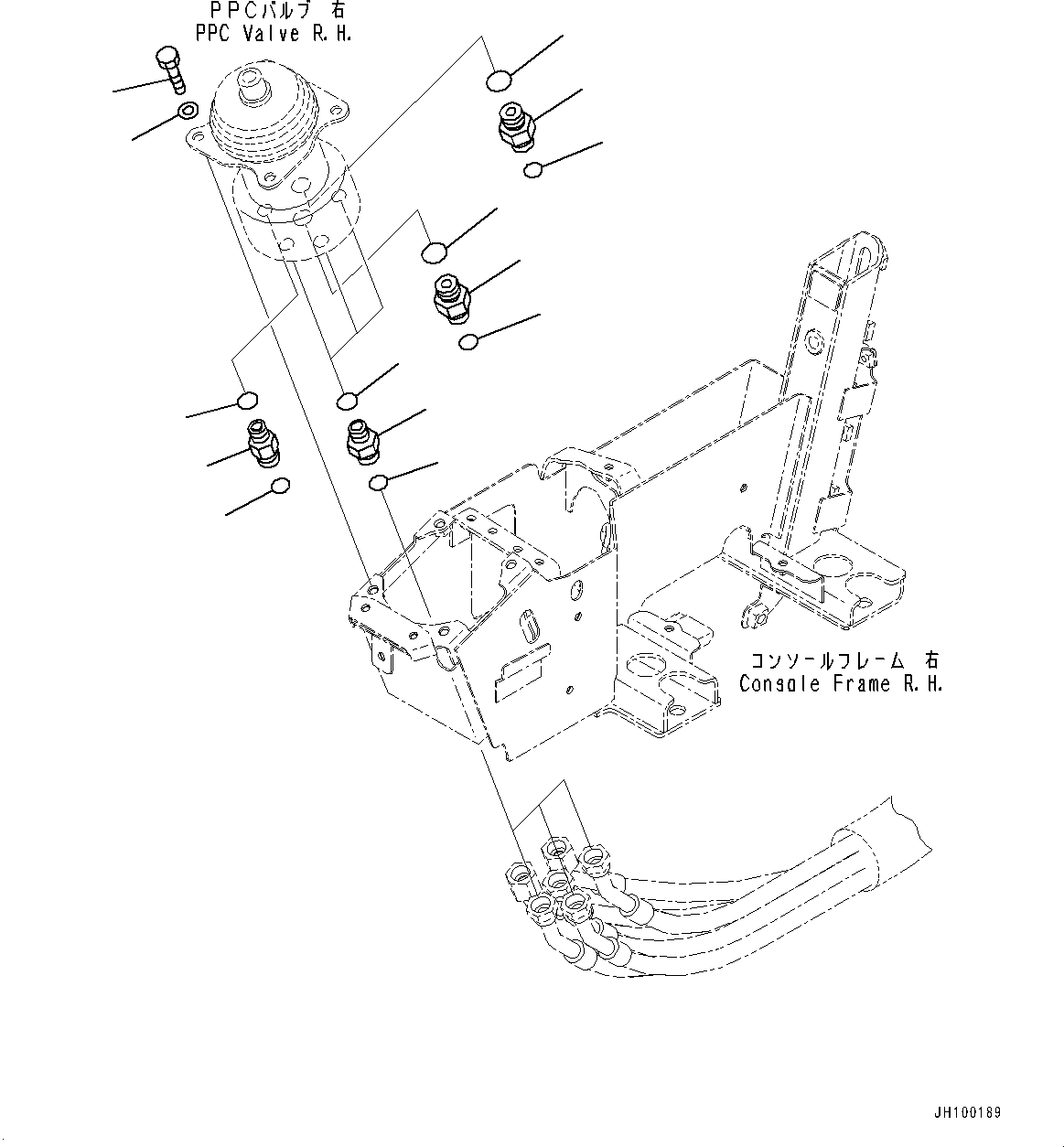 Соединительный штуцер 21N-43-51131 KOMATSU