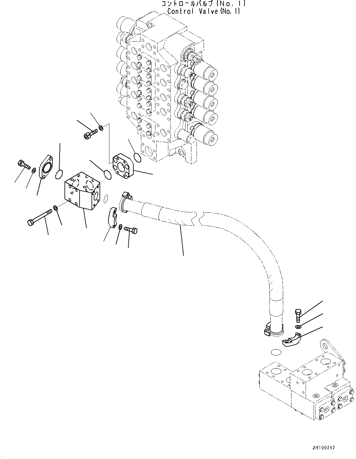 Фланец 21N-62-51510 KOMATSU