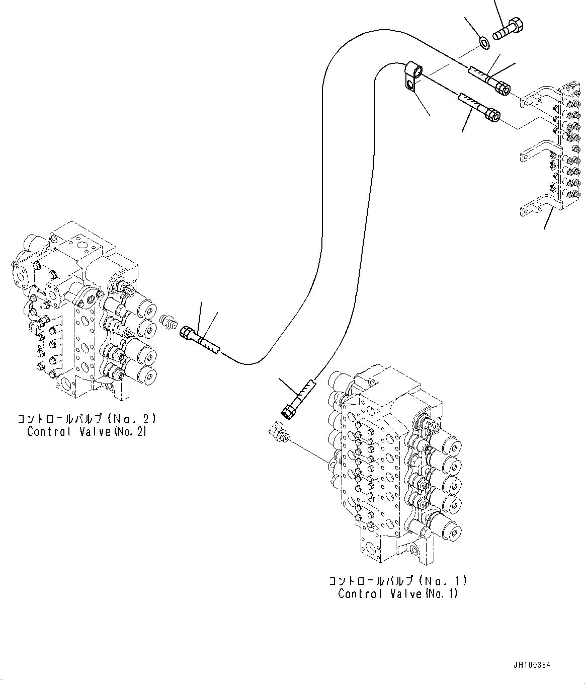 Шланг в сборе 21N-62-52980 KOMATSU