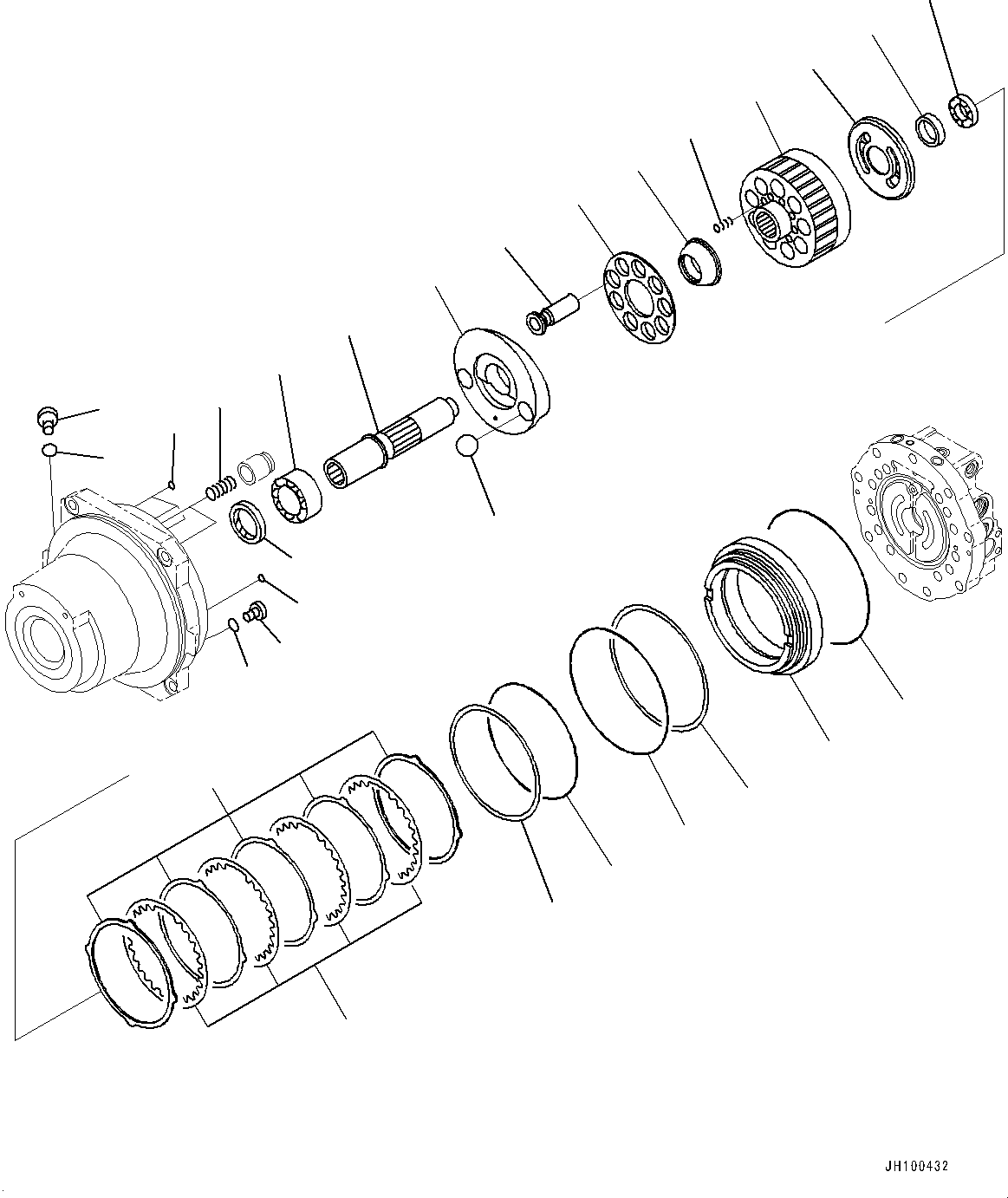 Plate, Friction KBB0441-69007 KOMATSU