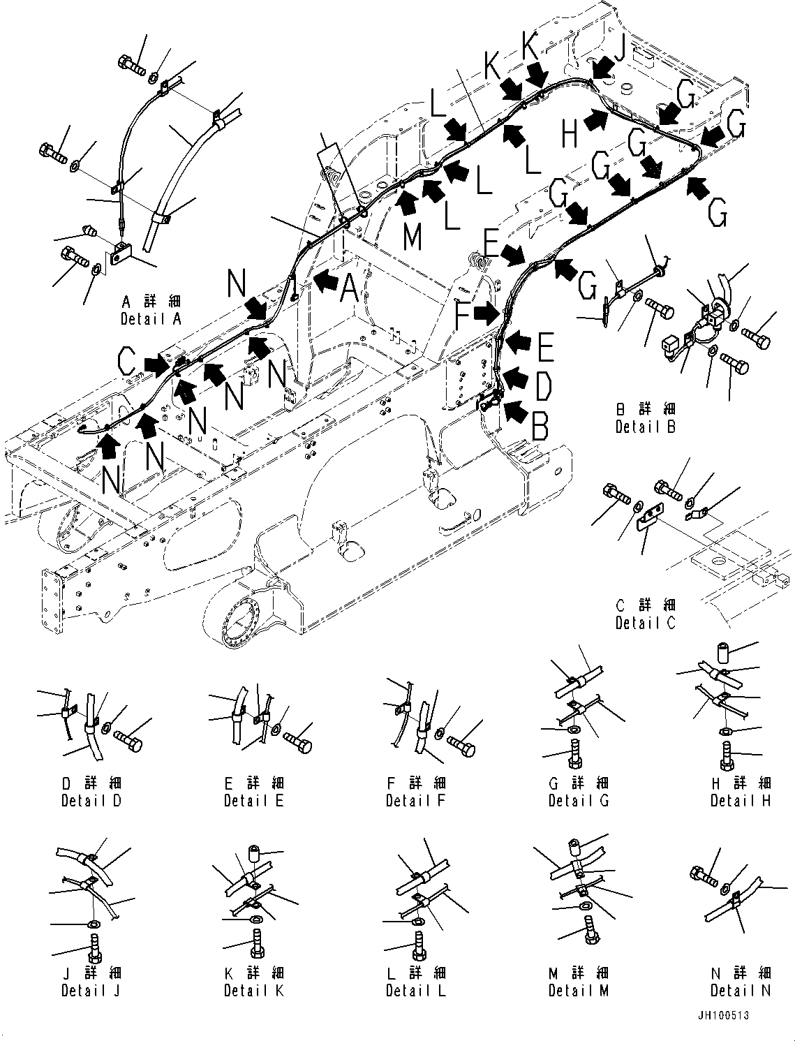 Жгут проводов 8240-06-7691 KOMATSU