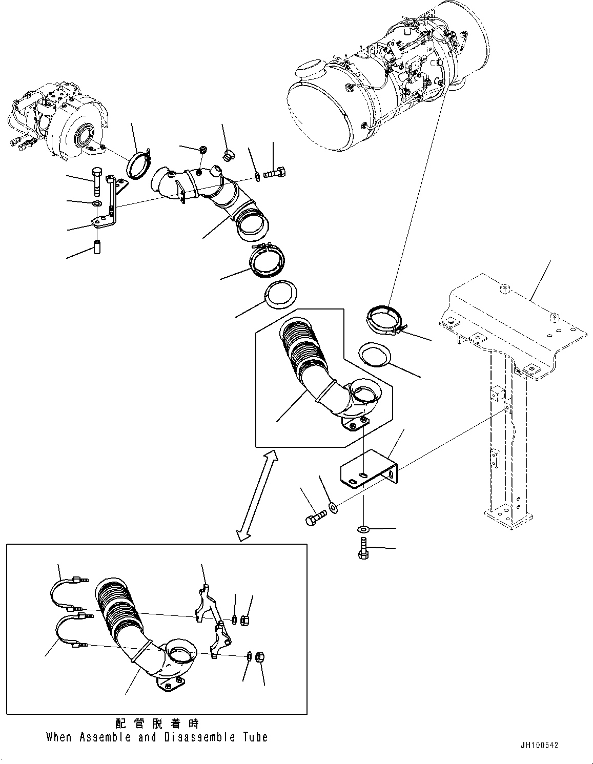 Tube Assembly 2A7-01-21770 KOMATSU