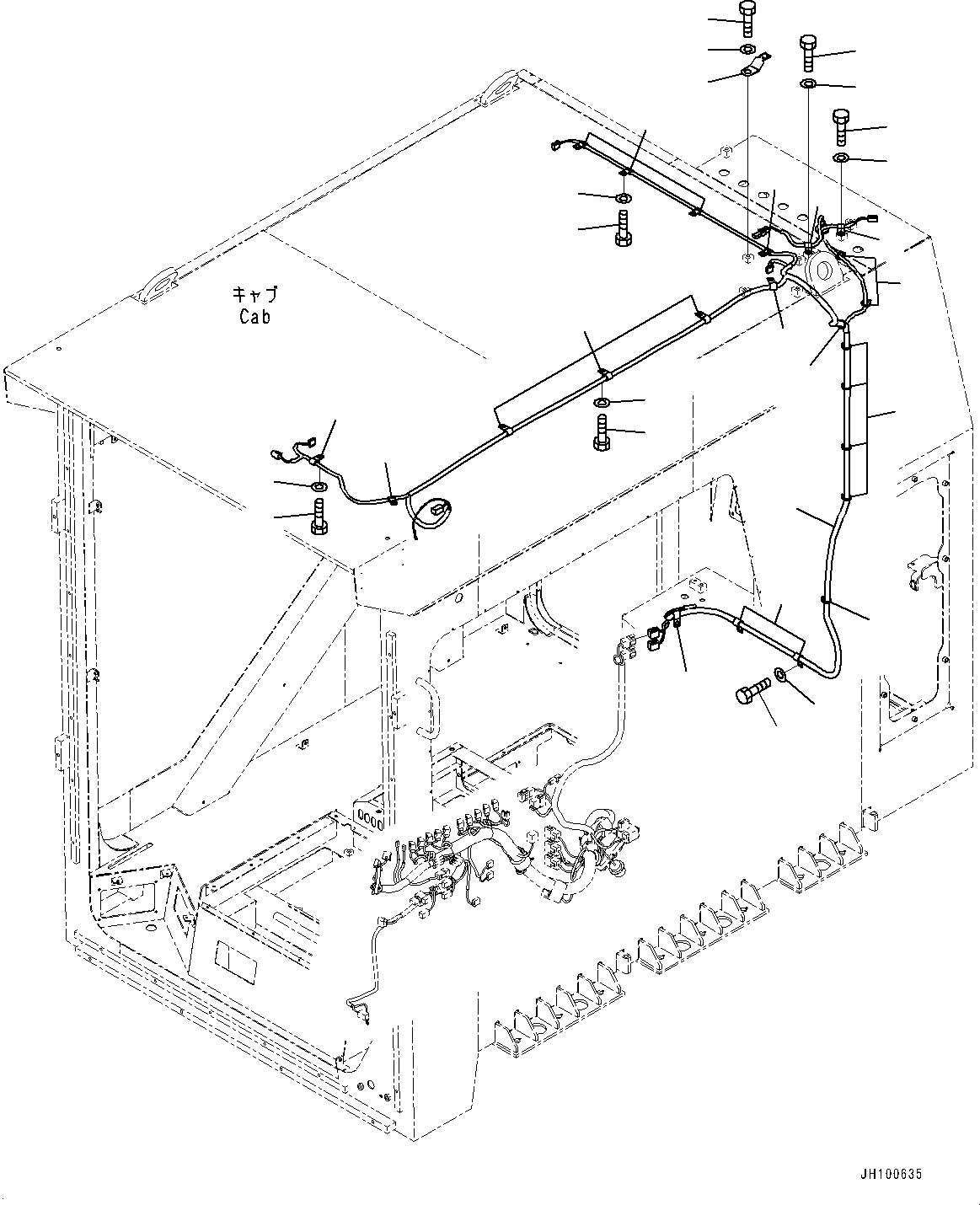 Жгут проводов 21T-06-46131 KOMATSU
