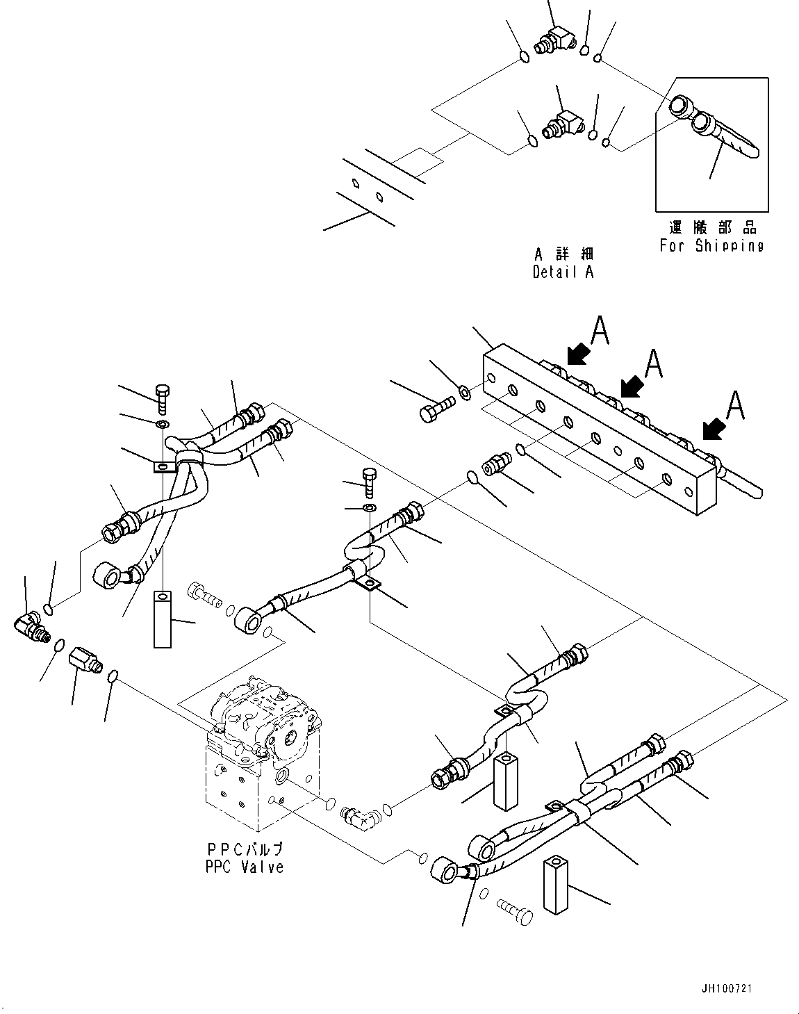Шланг 21T-64-48271 KOMATSU
