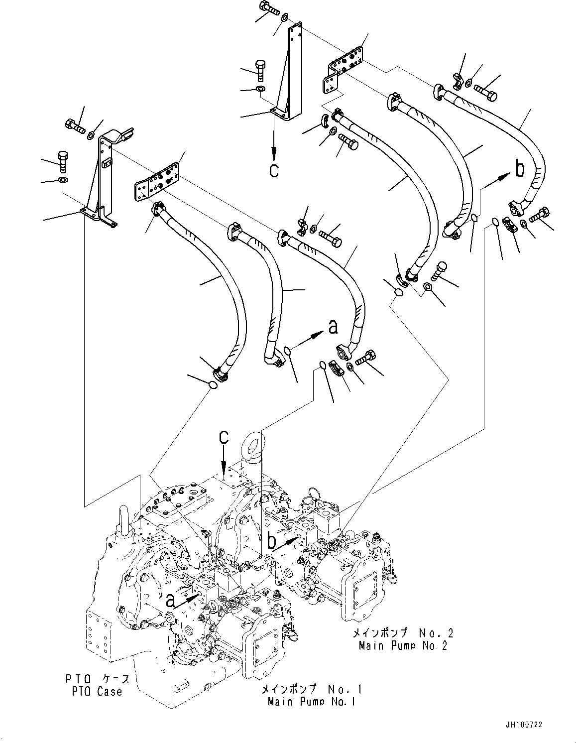 Кронштейн 21T-64-41111 KOMATSU