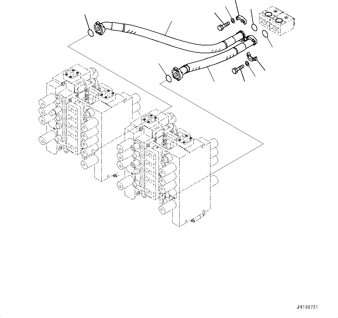 Шланг 07278-02011 KOMATSU