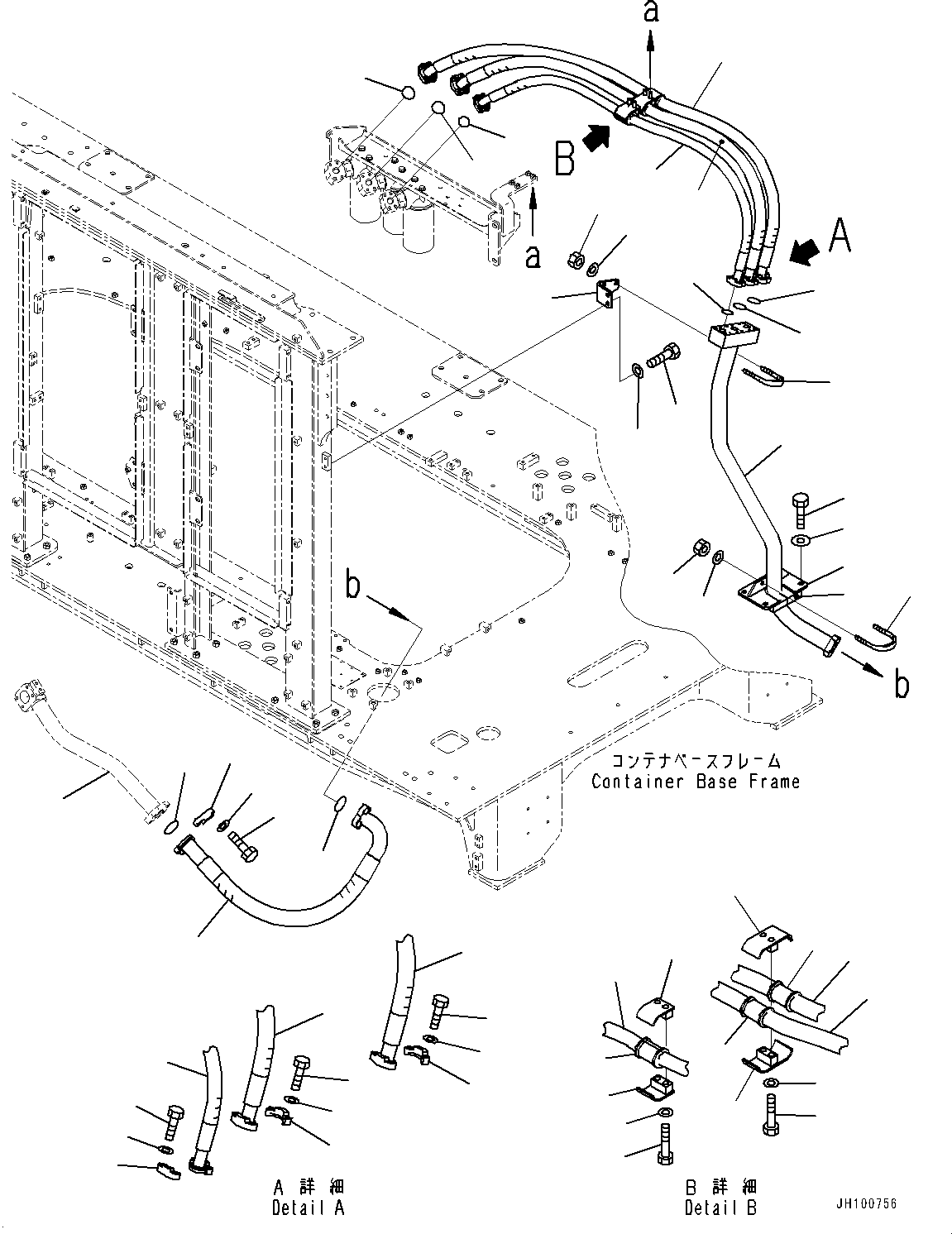 Шланг 07278-01015 KOMATSU